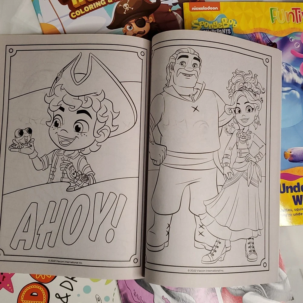 Pirate & Ocean Themed Kids Activity‎ Book Set